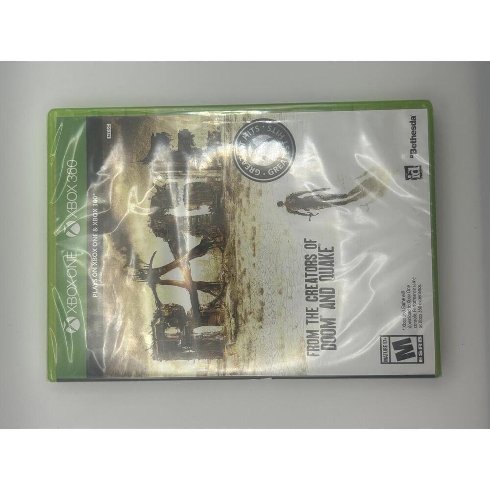 Rage Video Game For Xbox One / Xbox 360. New Factory Sealed